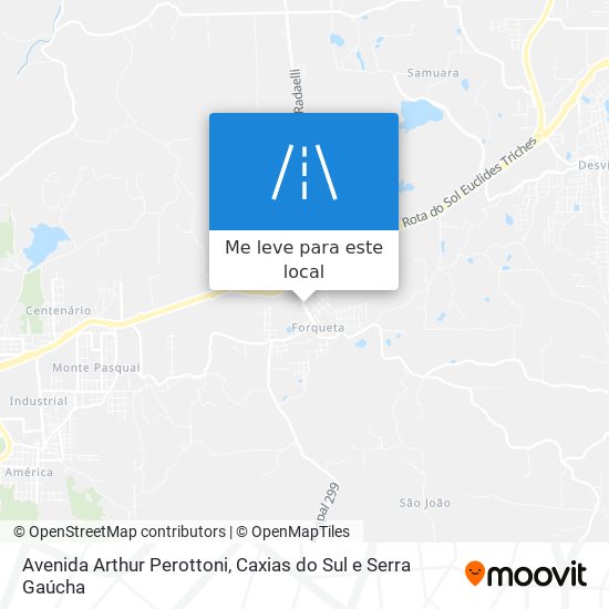 Avenida Arthur Perottoni mapa