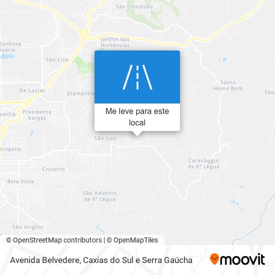 Avenida Belvedere mapa