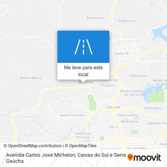 Avenida Carlos José Michelon mapa