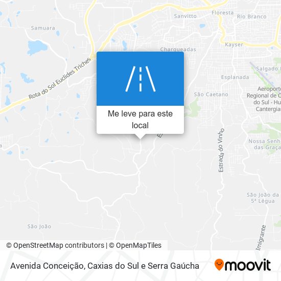 Avenida Conceição mapa