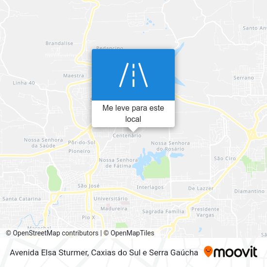 Avenida Elsa Sturmer mapa