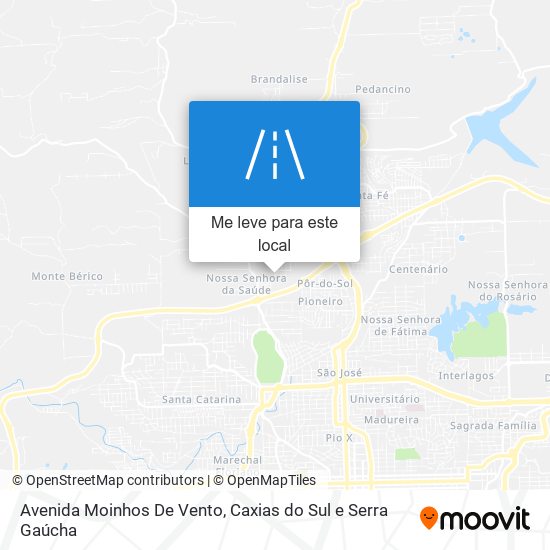 Avenida Moinhos De Vento mapa