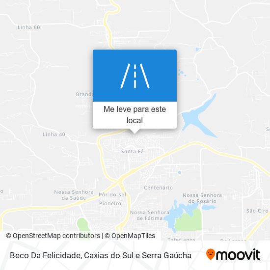 Beco Da Felicidade mapa