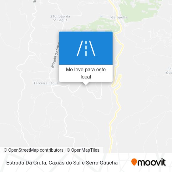 Estrada Da Gruta mapa