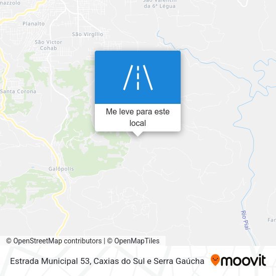 Estrada Municipal 53 mapa