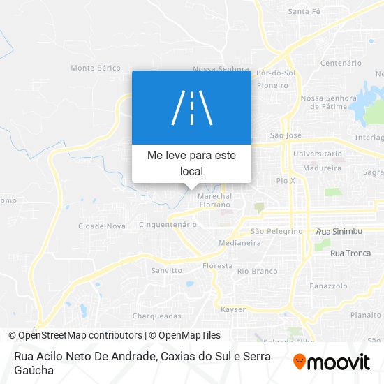 Rua Acilo Neto De Andrade mapa