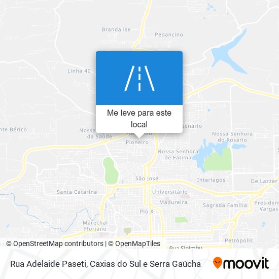 Rua Adelaide Paseti mapa