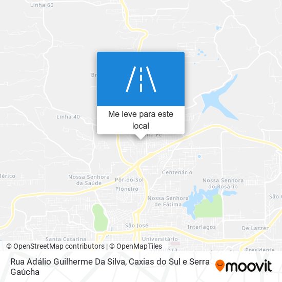 Rua Adálio Guilherme Da Silva mapa