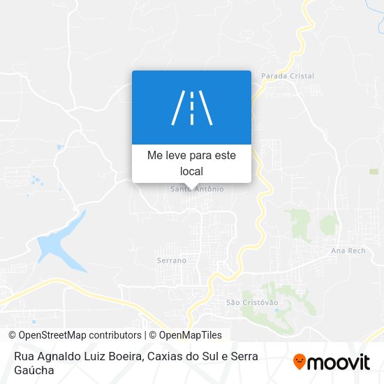 Rua Agnaldo Luiz Boeira mapa