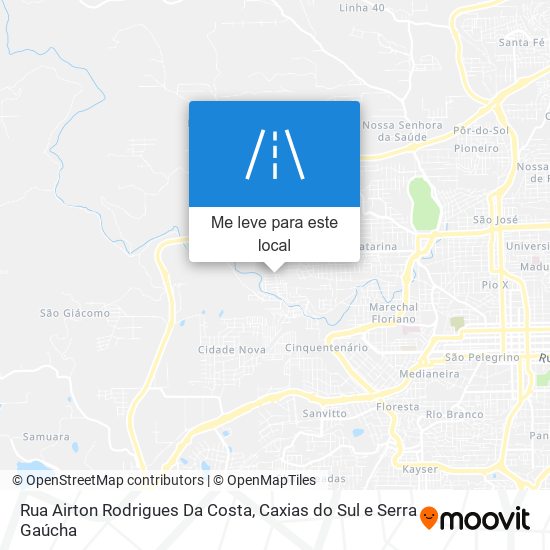 Rua Airton Rodrigues Da Costa mapa