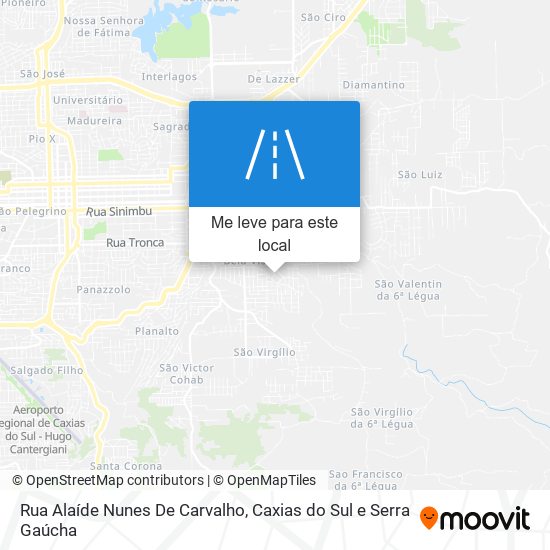 Rua Alaíde Nunes De Carvalho mapa