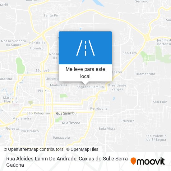 Rua Alcides Lahm De Andrade mapa