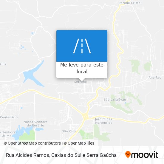 Rua Alcides Ramos mapa