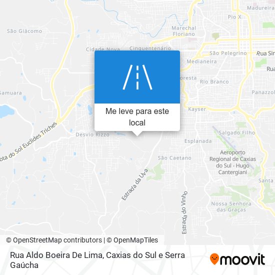 Rua Aldo Boeira De Lima mapa