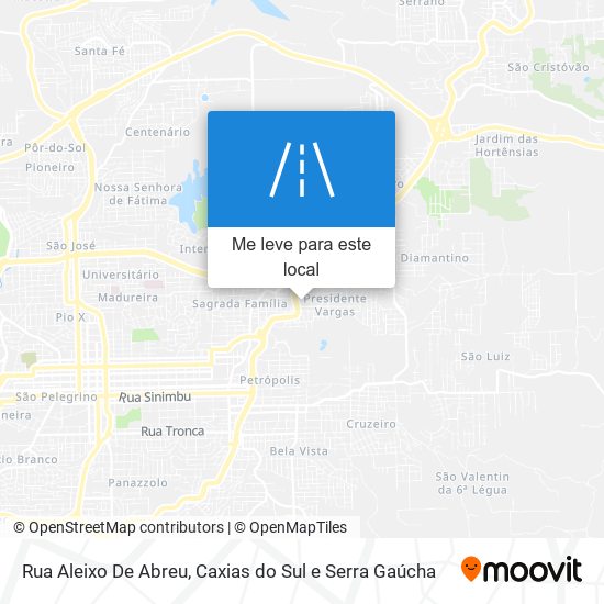 Rua Aleixo De Abreu mapa