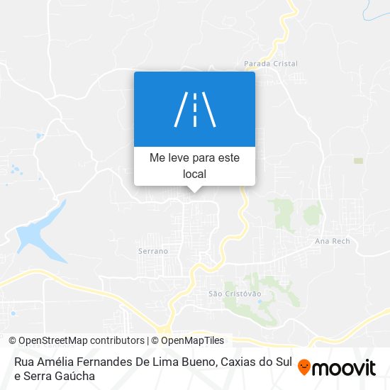 Rua Amélia Fernandes De Lima Bueno mapa