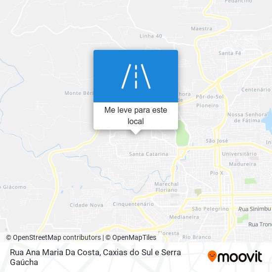 Rua Ana Maria Da Costa mapa