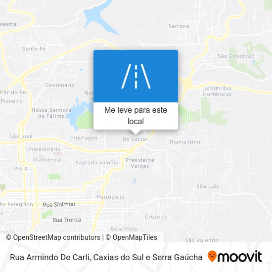 Rua Armindo De Carli mapa