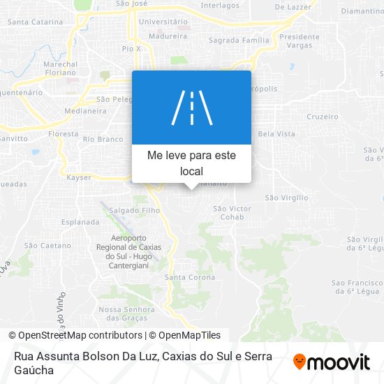 Rua Assunta Bolson Da Luz mapa