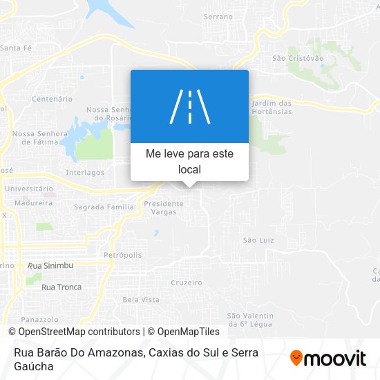 Rua Barão Do Amazonas mapa