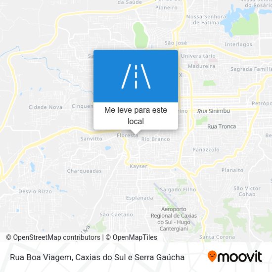Rua Boa Viagem mapa