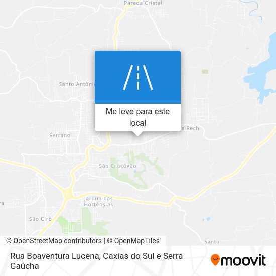 Rua Boaventura Lucena mapa