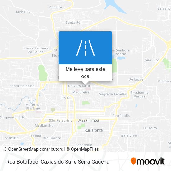 Rua Botafogo mapa