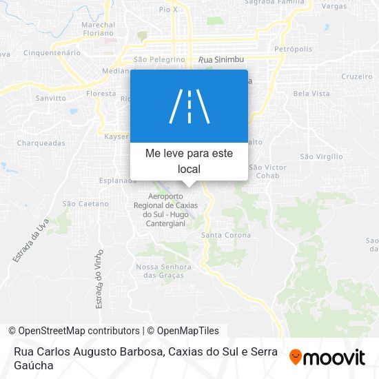 Rua Carlos Augusto Barbosa mapa
