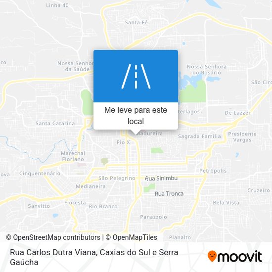 Rua Carlos Dutra Viana mapa
