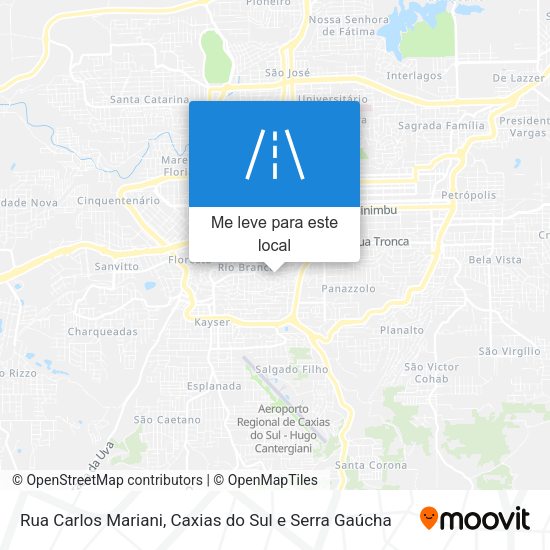 Rua Carlos Mariani mapa