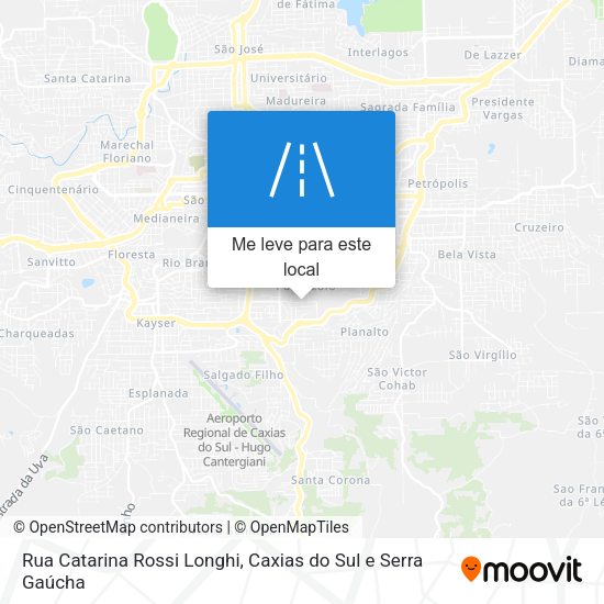Rua Catarina Rossi Longhi mapa