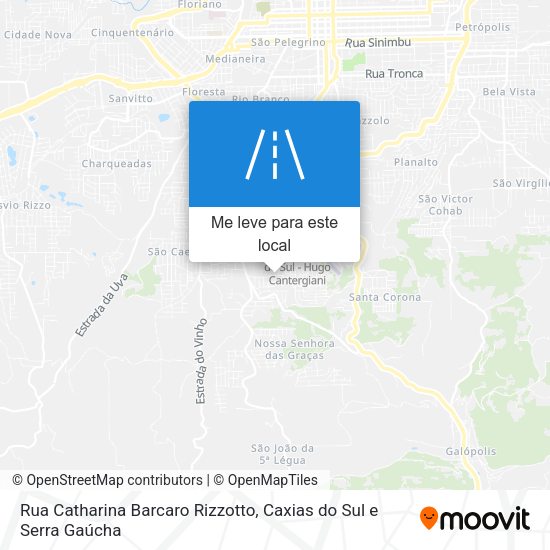 Rua Catharina Barcaro Rizzotto mapa