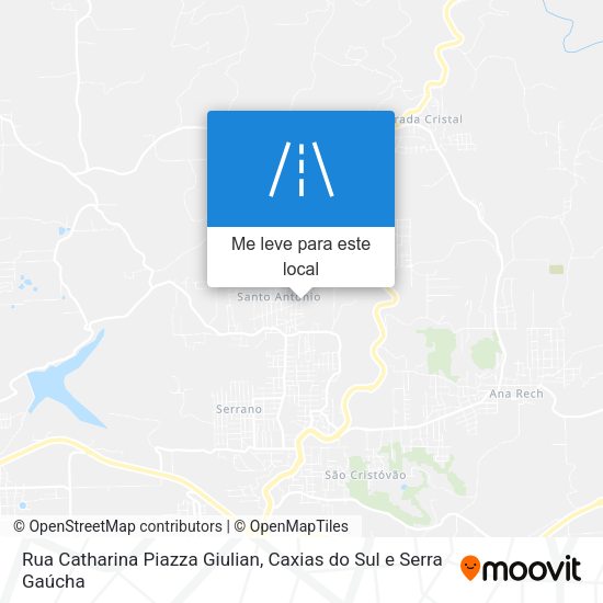 Rua Catharina Piazza Giulian mapa