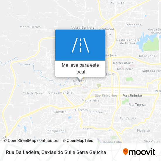 Rua Da Ladeira mapa