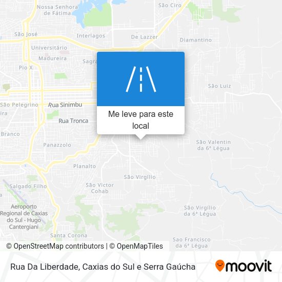 Rua Da Liberdade mapa