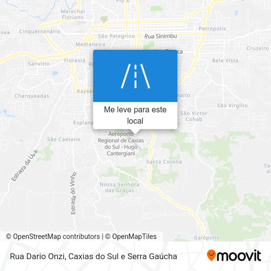 Rua Dario Onzi mapa