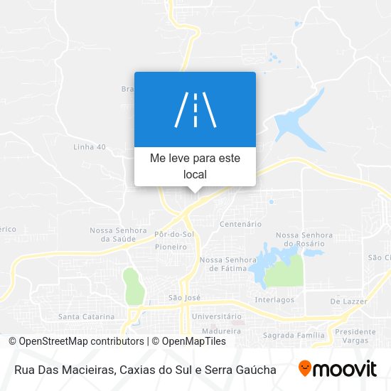 Rua Das Macieiras mapa