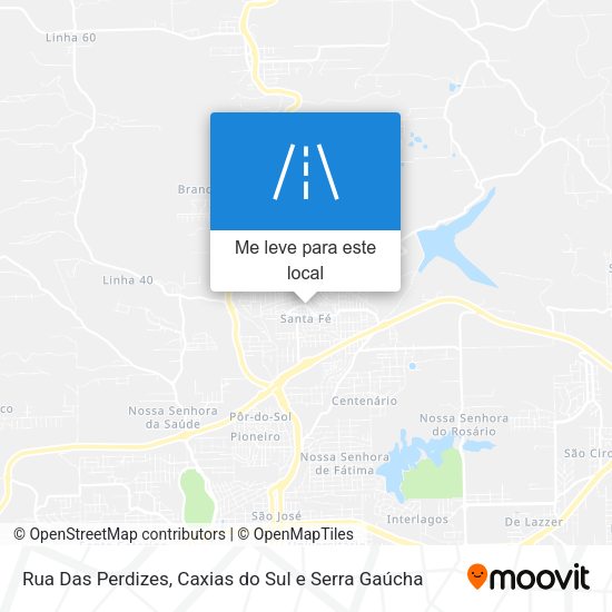 Rua Das Perdizes mapa