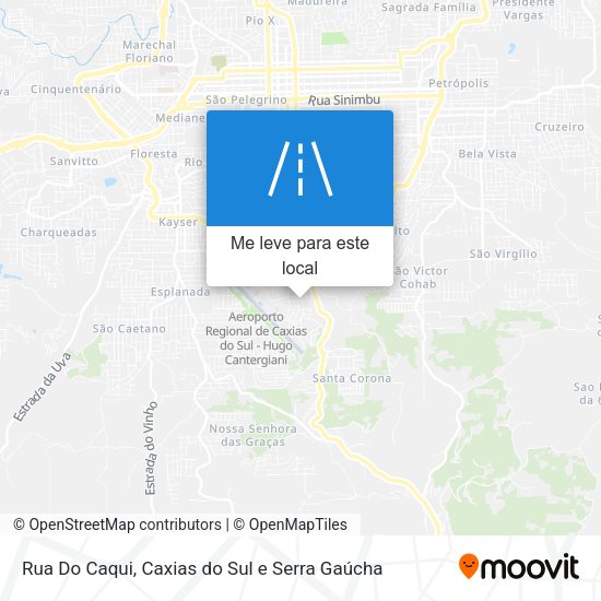 Rua Do Caqui mapa
