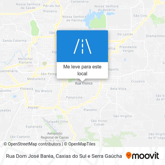 Rua Dom José Baréa mapa