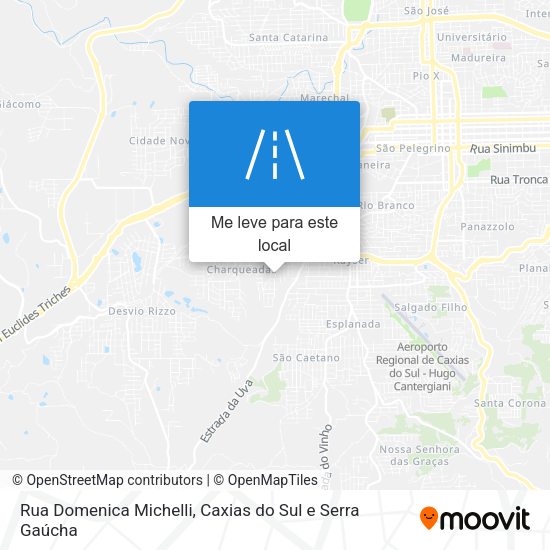 Rua Domenica Michelli mapa