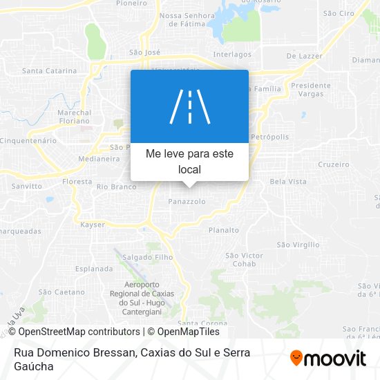 Rua Domenico Bressan mapa