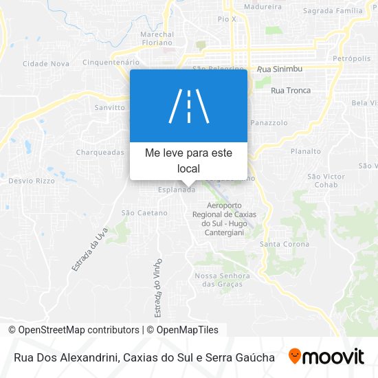 Rua Dos Alexandrini mapa