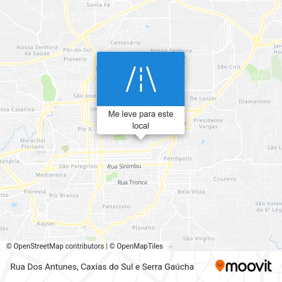 Rua Dos Antunes mapa