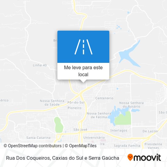 Rua Dos Coqueiros mapa