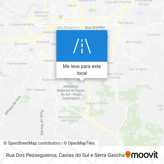 Rua Dos Pessegueiros mapa