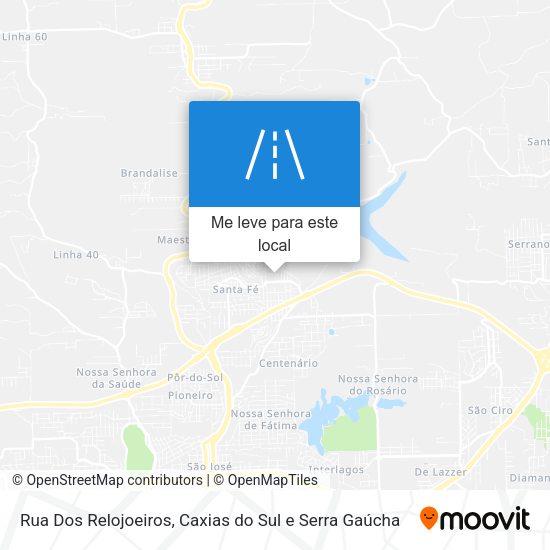 Rua Dos Relojoeiros mapa