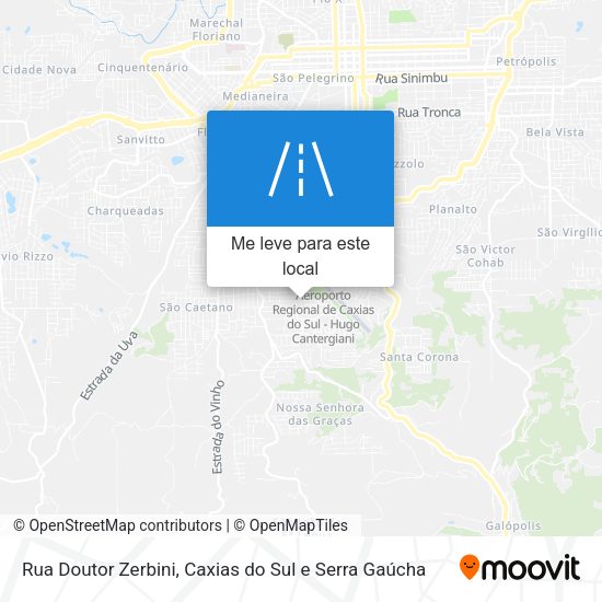 Rua Doutor Zerbini mapa