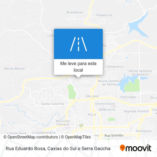 Rua Eduardo Bosa mapa