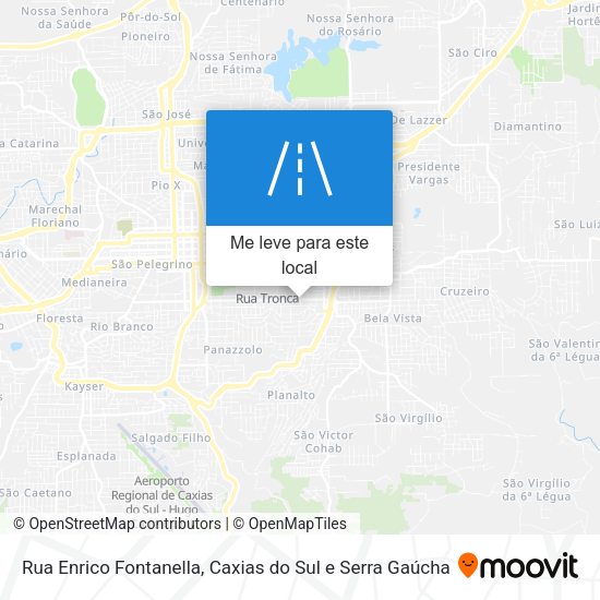 Rua Enrico Fontanella mapa